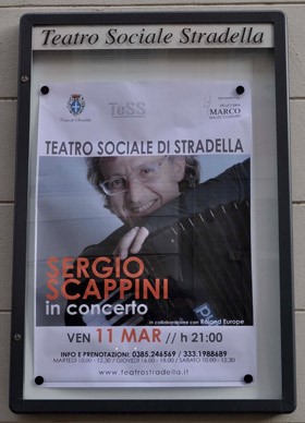 Sergio Scappini concert poster