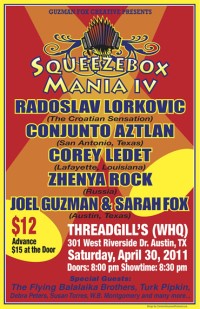‘Squeezebox Mania 1V’ poster