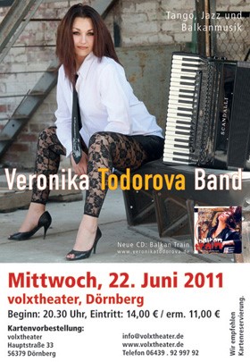 Veronica Todorova Band in Dörnberg Poster