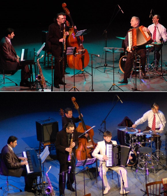 Frank Marocco famous Rostov Jazz Quartet ‘New Sentropezn’, led by Aram Rustamyants.  Alexander Poeluev with ‘New Sentropezn’.