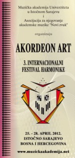 III International Competition, Sarajev booklet cover