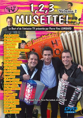 ‘1,2,3 Musette’ Volume 2 DVD cover