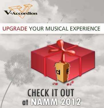 Roland V-Accordion - Check it out at NAMM 2012