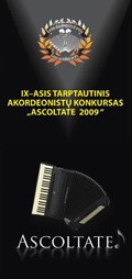 1Xth International Accordion Competition ‘Ascoltate 2009’ logo