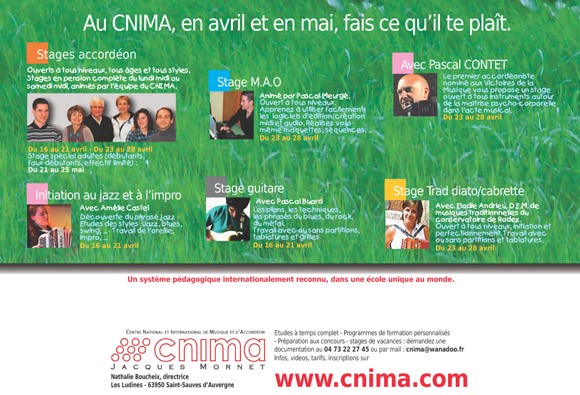 CNIMA seminar poster