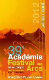 2012 Academy Festival des Arcs logo