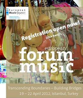 European Forum on Music 2012 poster