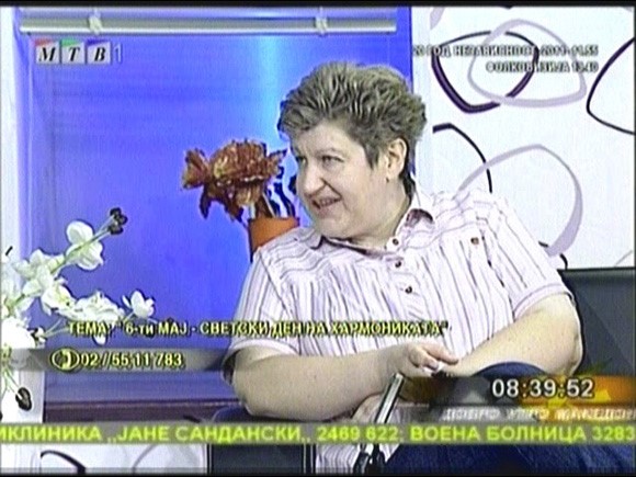 Prof. Zorica Karakutovska on TV