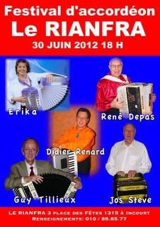 Festival d’accordeon Poster