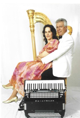 Accordionist Sergio Zampolli and his wife Amarillie Ackemann