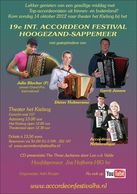 19th Accordion Festival Hoogezand-Sappemeer Poster