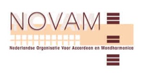 NOVAM (the Netherlands Organisation for Accordion and Harmonica) logo