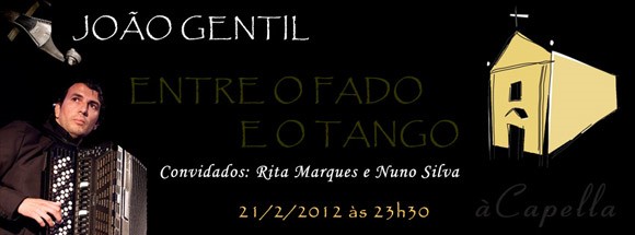 João Gentil Fado and Tango Concert banner