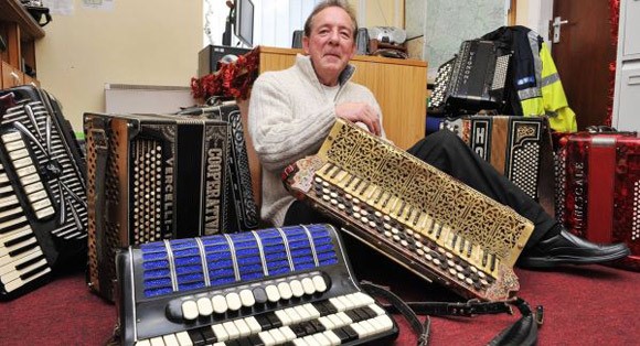 Some of  Ken Hopkins’ Stolen Accordions Recovered