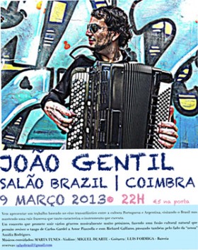 João Gentil Concert poster