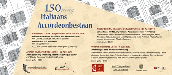 150th Italian Accordion Anniversary (1863-2013) poster