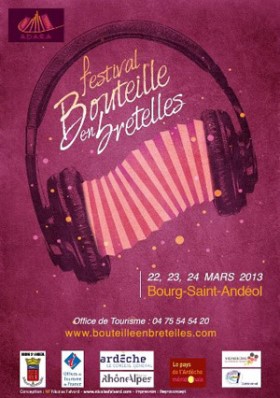 Bouteille en Bretelles Festival poster