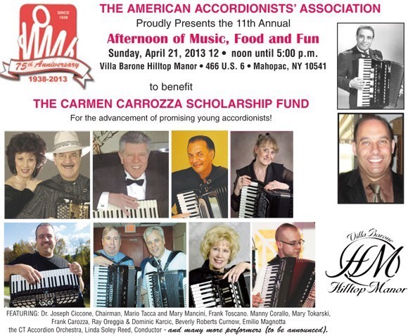 11th Carmen Carrozza Scholarship Fund Event poster