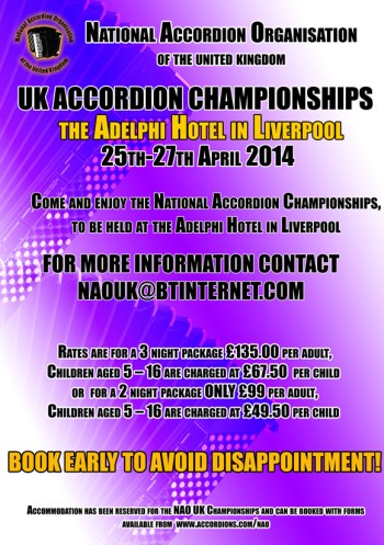 NAO UK Championships 2014 poster