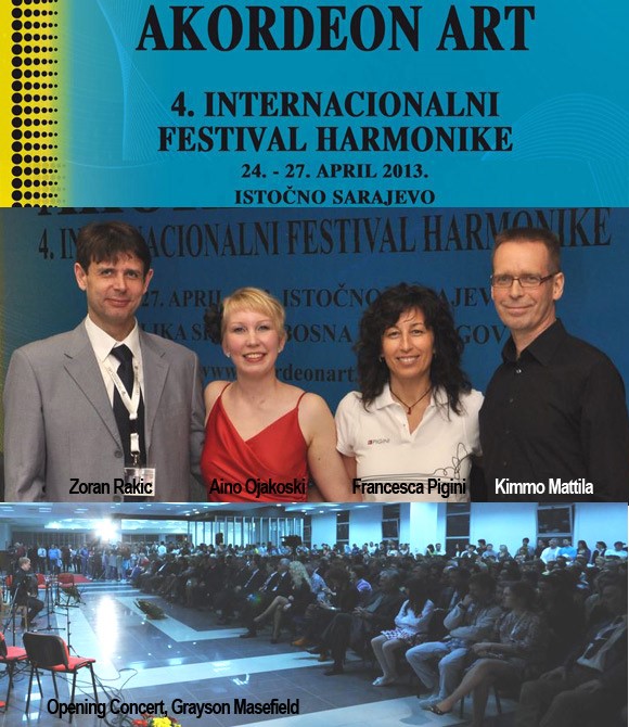 4th International Akordeon Art Festival & Competition 2013 banner