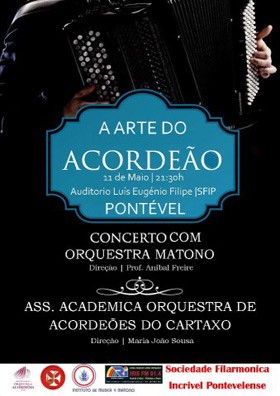 Accordion Orchestra Concert Portugal poster
