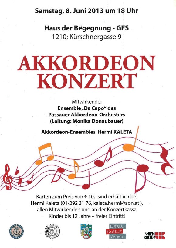Akkordeon Konzert poster