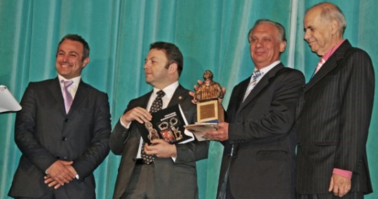 Henry Adamo, Mirco Patarini, Prof. Viatcheslav Semionov and Vincenzo Canali.