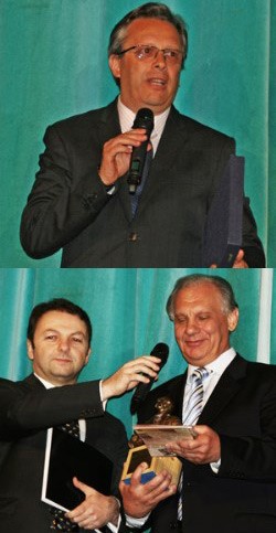 Alfredo Marroni, lower Mirco Patarini and Viatcheslav Semionov