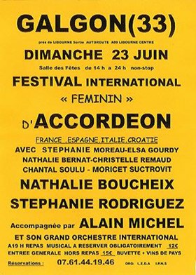 Festival International Accordeon poster