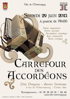 ‘Carrefour des Accordeons’ poster