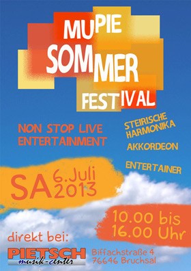 Mupie Sommer Festival poster