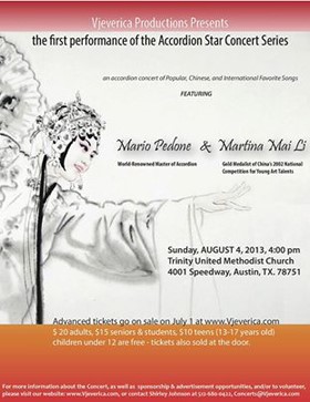 Mario Pedone Concert poster