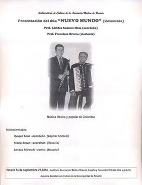 Lácides Romero and Francisco Rivera Concerts poster