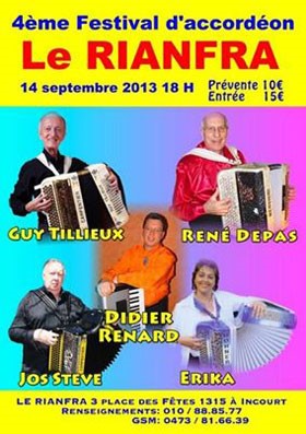 4th Festival d’Accordeon poster