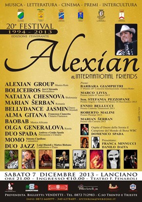‘Quadridi Musica Russa a 20º festival Alexian & International Friends’ poster