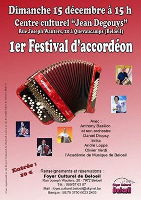 1st Festival d’accordeon poster