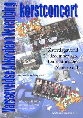 Accordeon Vrienden Concert poster