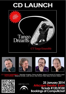 CT Tango Ensemble CD launch poster