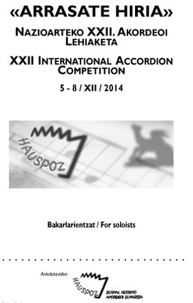 Arrasate Hiria XXII International Accordion Competition