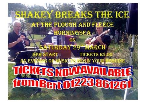 ‘Shakey Breaks the Ice’ Concert poster
