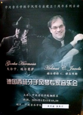 Gorka Hermosa and Helmut Jacobs Beijing poster