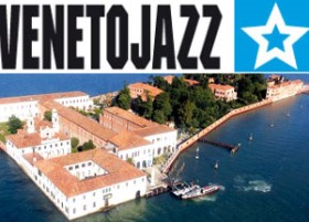 San Servolo Island and Veneto Jazz logo