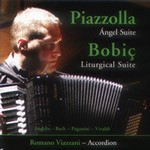 Romano Viazzani  'Piazzolla (Angel Suite) - Bobic (Liturgical Suite)' CD cover