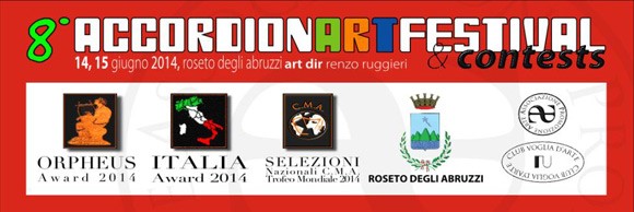 8th Accordion Art Festival & Contests Winners logo