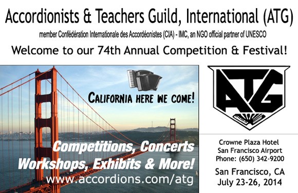 ATG (Accordionists and Teachers Guild, International) Festival logo
