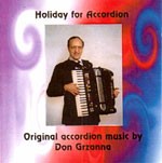 Holiday For Accordion CD cover by Donald E Grzanna