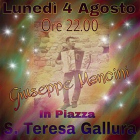 Giuseppe Mancini Concert poster