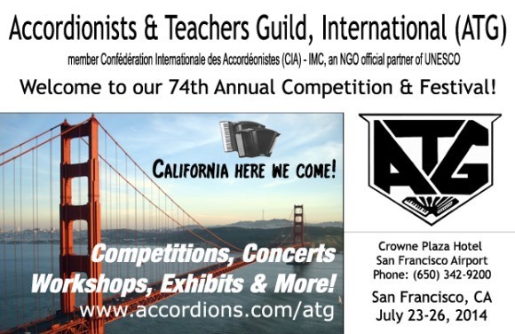ATG (Accordionists and Teachers Guild, International) Festival header