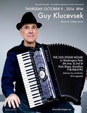 Guy Klucevsek Recital poster