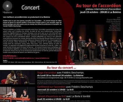 Stage International D’accordeon poster